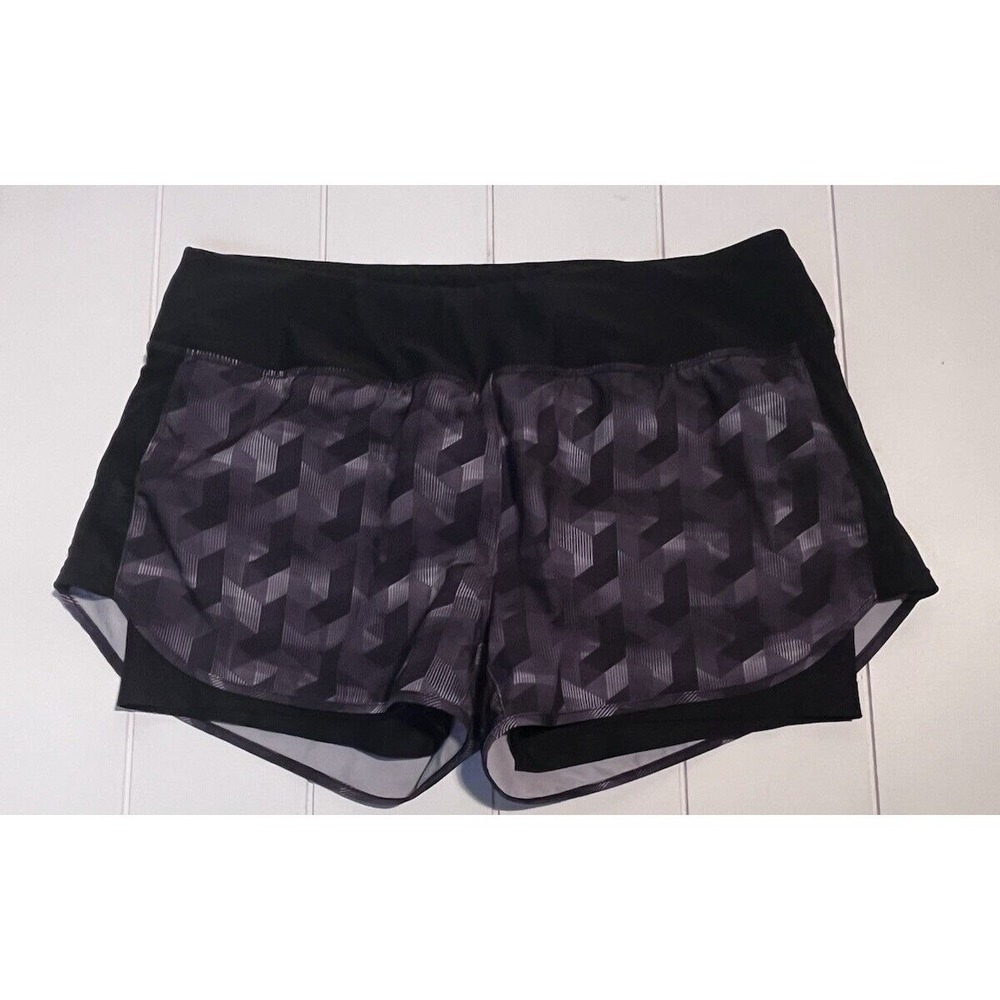 Mondetta Women's Black Running Short Size Medium Pull On Elastic